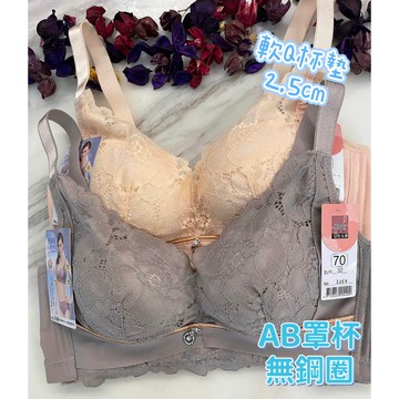 『A&J』#3369 AB罩杯 無鋼圈➡️軟Q杯墊2.5公分 透氣內裏👍親膚 服貼 舒適 透氣❤️