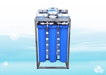 商用全自動水質偵測不鏽鋼腳架型逆滲透RO機 754PS型 (造水量400~500加崙/天)**不含安裝