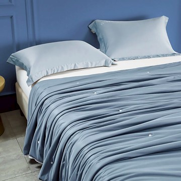 涼感絲夏被夏天水洗真絲空調被高檔夏涼被單人雙人夏天薄被子夏季