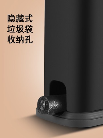 垃圾桶家用彈蓋夾縫廁所衛生間客廳有蓋窄按壓式廚房輕奢便紙簍桶
