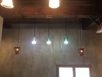 限量瓶杯燈燈美式瓶燈吊燈線瓶型透明