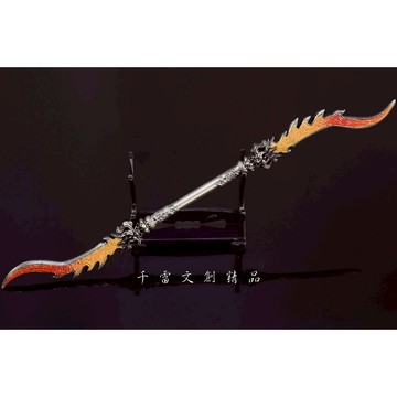 黑神話悟空 黑悟空 廣智赤潮雙刀 26cm(長劍配大劍架.此款贈送市價100元的大刀劍架)(台灣現貨)