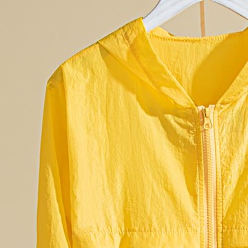 黃色防曬衣女2025春夏新款長袖時尚透氣防紫外線防曬服薄外套開衫