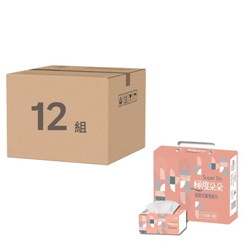 Super Do 極度朵朵 抽取式萬用紙巾 100張  14包  12組