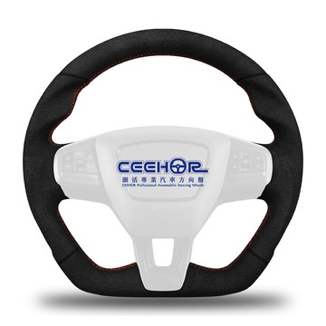[細活方向盤] 全麂皮款 MUSTANG MACH-E 電動野馬 FORD 福特 變形蟲方向盤