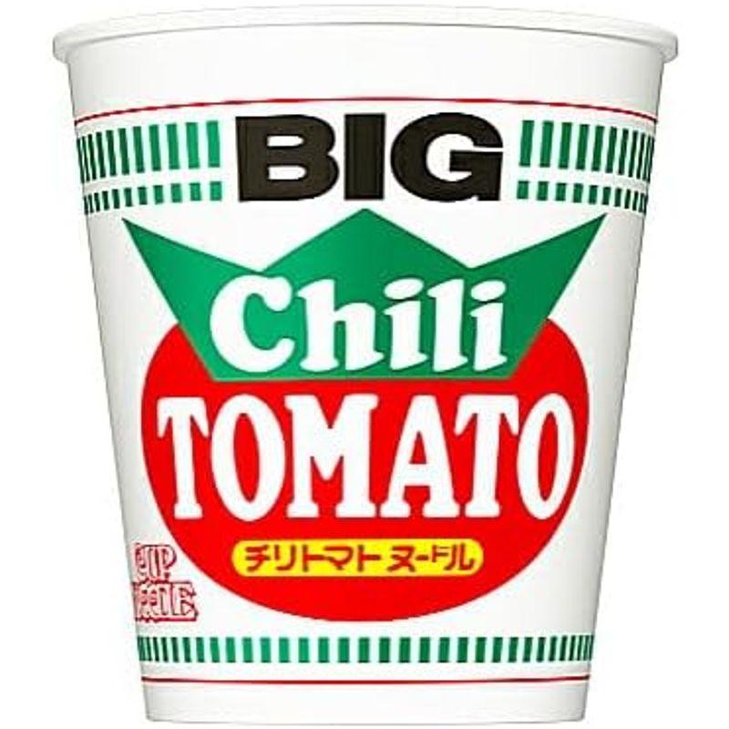 日清食品 カップヌードル チリトマトヌードル ビッグ 107g ×24個（2ケース）  チリの辛さ トマトの甘み 鶏肉由来の「白い謎肉」使用