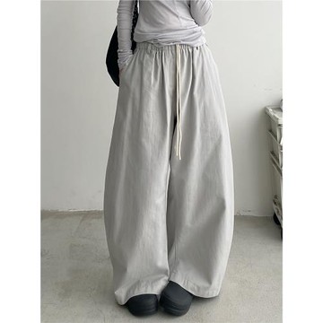 【清倉價】秋冬季輕松感的來源舒適立體貼袋天絲棉香蕉型休閑褲