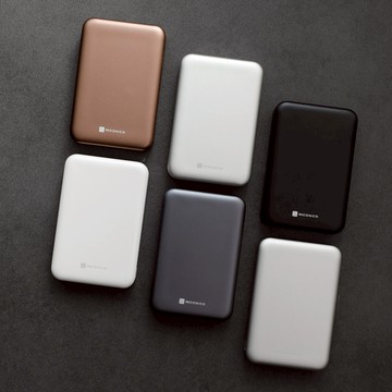 NICONICO小魔方三合一磁吸行動電源10000mAh POT-575 6色任選 - 珍珠白