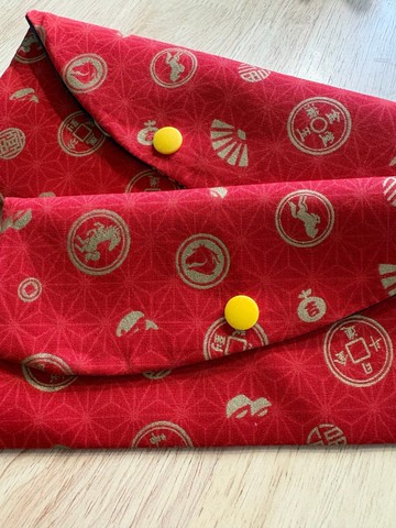 文青風優質萬用紅包袋 馬到成功 喜氣紅 馬年 禮物 收納 濕紙巾