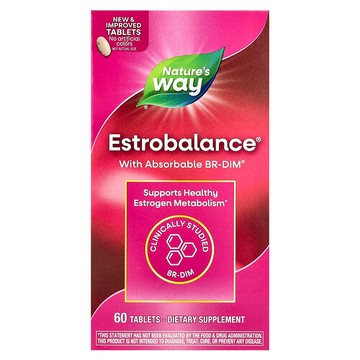 Nature's Way, 含可被吸收DIM的EstroBalance片，60片