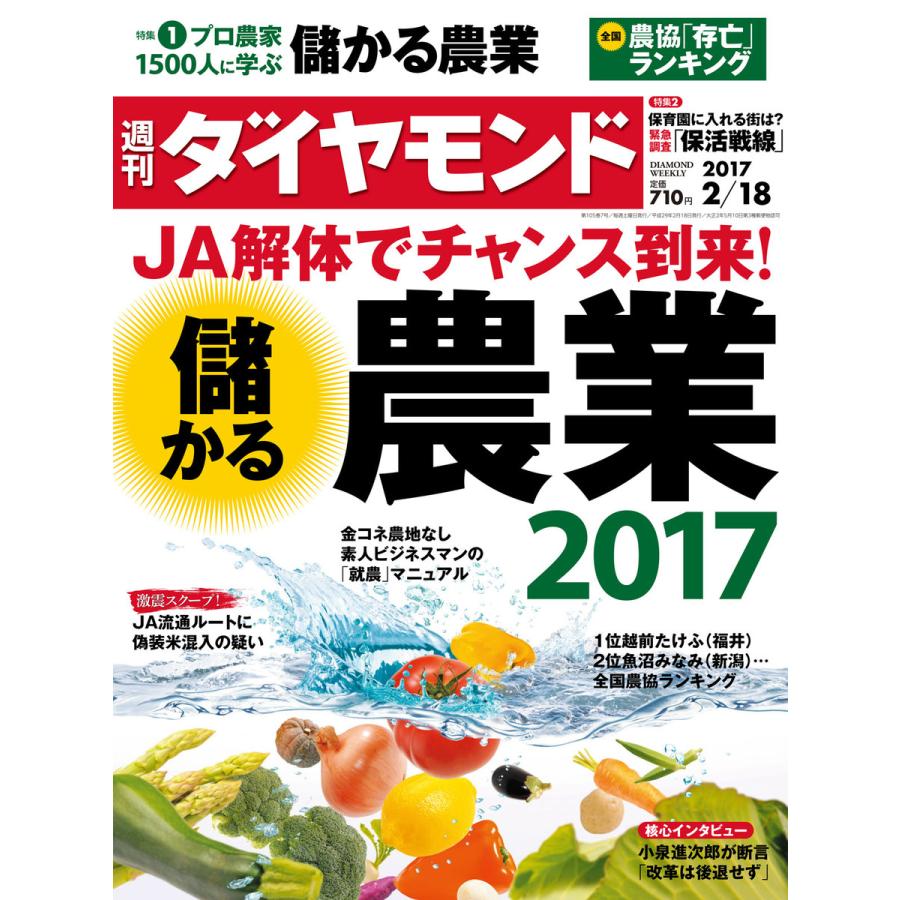 週刊ダイヤモンド 2017年2月18日号 電子書籍版   週刊ダイヤモンド編集部