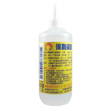 巨倫 超大容量 保麗龍膠 保力龍膠 500ml /瓶 A-1008【APP滿額下單10%點數(單一帳號最高5000點)】1/31止