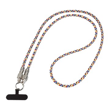 喵汪森林 二合一TypeC-Lightning手機充電線掛繩 斜背款  多色  1條  1.2m