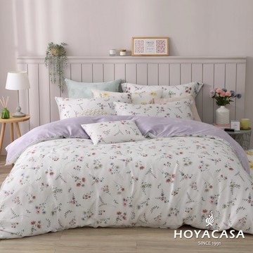 HOYACASA 60支抗菌天絲兩用被床包組｜艾薇兒｜(雙人/加大/特大)