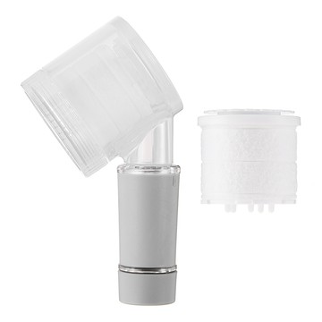 comet 旅行用過濾型蓮蓬頭 + 濾芯 2個  透明色 + 灰色  1組