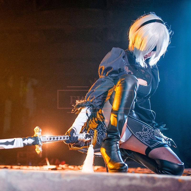 オートマタ NieR: Automata 2B ヨルハ二号B型 ウィッグ - ウィッグ