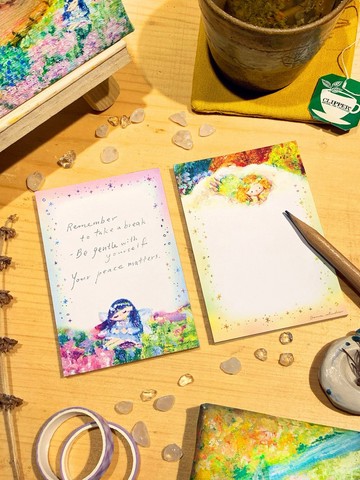 Your Peace matter-Fairy Memo pad-set of 2 ( 30 sheets each)