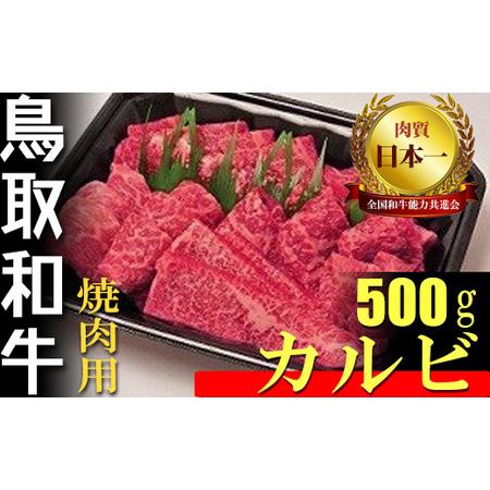 ふるさと納税 鳥取和牛焼肉用カルビ500gお肉 肉 牛肉 和牛 鳥取和牛 牛肉 肉 国産 お肉 冷凍牛肉 カルビ 和牛カルビ 焼き肉 焼き肉用 牛肉 500ｇ 鳥取県倉吉市