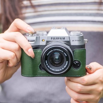 台灣公司貨 最低價 免運 富士xt50相機包X100VI相機保護套XT50半包底座x100vi皮套配件殼