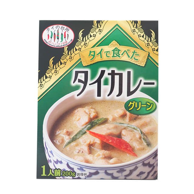 アライドコーポレーション タイの台所 タイで食べた タイカレーグリーン 200g