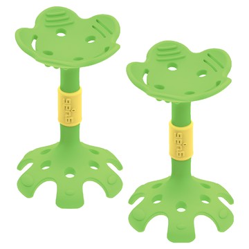 Ange 花朵造型 Set 柔軟材質  嘴唇訓練固齒器  綠色  2個