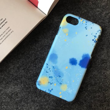 普普藍黃//原創手機殼-    iPhone, Samsung, oppo