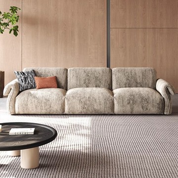 【免運/可開票】現代簡約中古風八爪魚沙發直排小戶型客廳雪尼爾絨布藝沙發 出貨快P0319