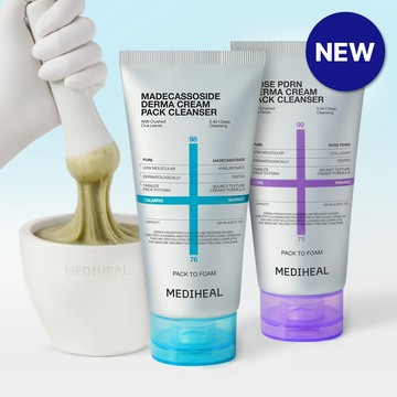 MEDIHEAL Derma Cream Pack Cleanser 120ml (Set/Single)