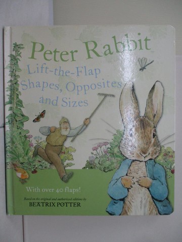【書寶二手書T2／少年童書_R5C】Peter Rabbit Lift-the-flap Shapes, Opposites and Sizes_Potter, Beatrix