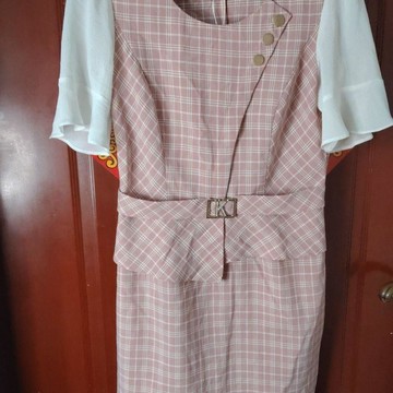 7741 位資深買家🥺格子時尚夏季法式新款拼接2026女裝連衣裙修身氣質顯瘦收腰M碼L碼BILW