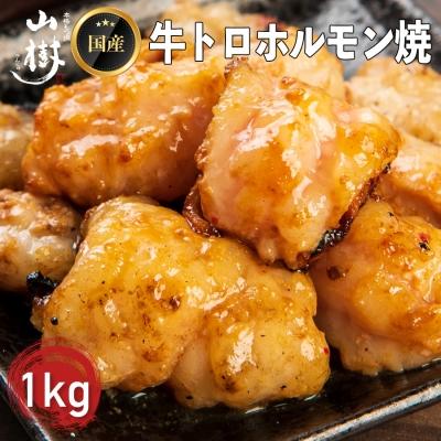 ふるさと納税 小牧市 山樹の国産牛とろホルモン焼き(味付き タレ)1kg [047R18]