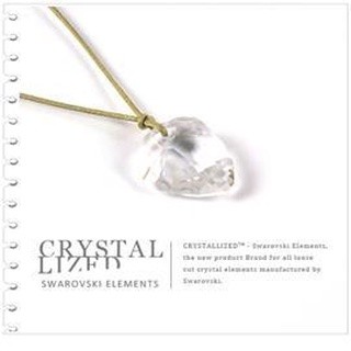 新光飾品-白粉佳人水晶吊墜