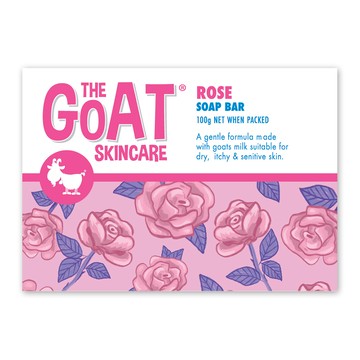 The Goat 澳洲頂級山羊奶溫和保濕修護皂 100g (大馬士革玫瑰)