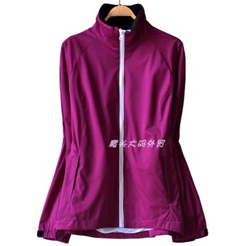 外貿2024春立領防風防水女士運動戶外騎車薄款透氣風衣外套WT509