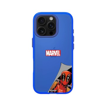 iPhone 16 Pro Clear 激光藍 - 迪士尼-漫威 Marvel - 死侍-探頭