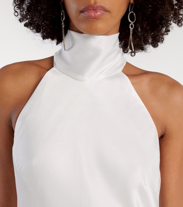 Galvan Bridal Sienna satin midi dress