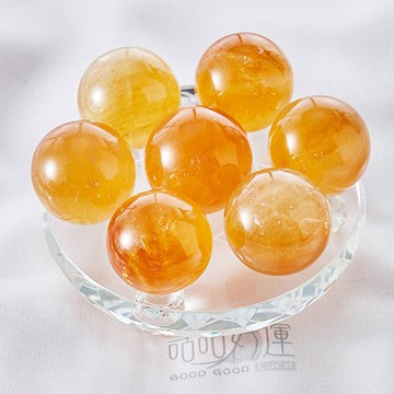 【咕咕好運GoodGoodLuck】天然黃水晶七星陣12cm(含開光)