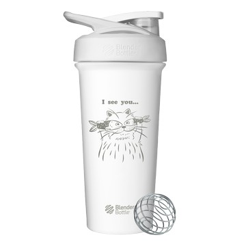 Blender Bottle 不鏽鋼搖搖杯【特別款-我喵看見】25oz