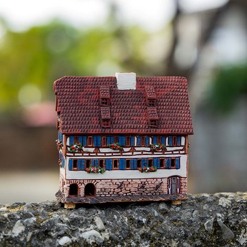 德國埃斯林根小屋 高10cm