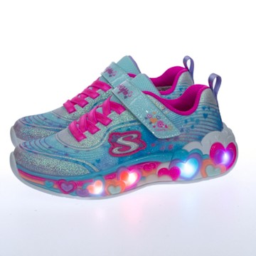 SKECHERS 女童鞋 女童系列燈鞋 ETERNAL HEART LIGHTS - 302696LLBMT