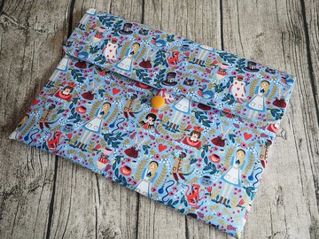 英國製作 棉麻愛麗絲夢遊仙境 switch iPad 平板電腦保護套