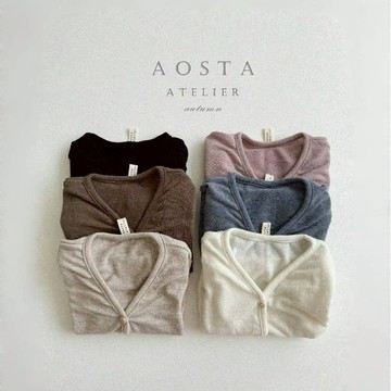 aosta 柔軟開襟外套【現貨】寶寶外套 嬰兒外套 兒童外套 女童 男童 兒童衣服 寶寶衣服 韓國童裝