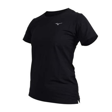 MIZUNO 女短袖T恤-台灣製 吸濕排汗 運動 上衣 休閒 抗UV