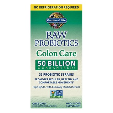 Raw Probiotics Colon Care 30 Caps by Garden of Life