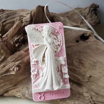 擴香石壁飾 - 星座花仙子金牛座     含具吸濕防潮性