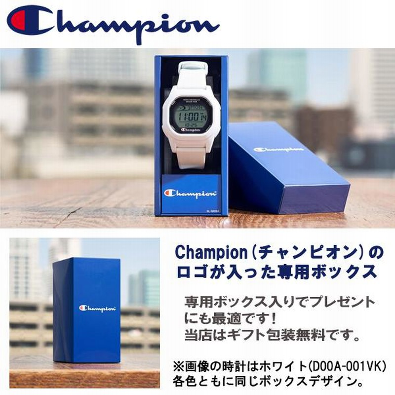 チャンピオン Champion 電波ソーラー デジタルウォッチ ブラック