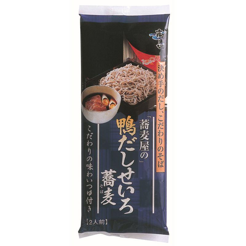 はくばく 蕎麦屋の鴨だしせいろ蕎麦 250g×10袋