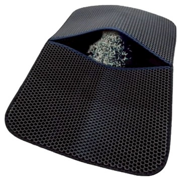 雙層貓砂墊  黑色  1個  40cm x 50cm