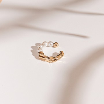 珍珠小層次・耳骨夾