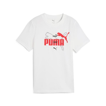 PUMA 基本系列Logo Lab Summer短袖T恤 男童